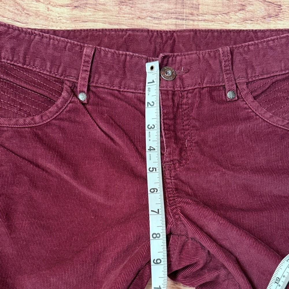 Athleta Maroon Straight Leg Corduroy Pants for Women - Picture 6 of 9